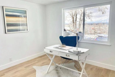 Transitional home design photo in Denver