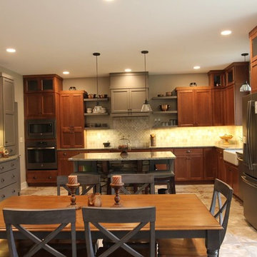 Ornamental Granite kitchen by Down East Fabrication