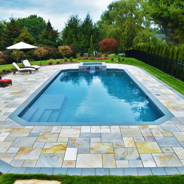 Geometric Pool with Spa 2017