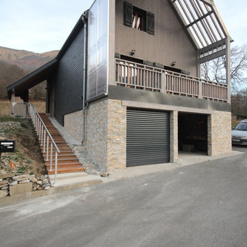construction d'une maison en bois