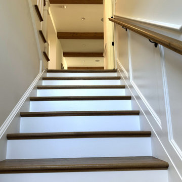 Project #141 | Timeless Switchback Staircase with Traditional Box Newels