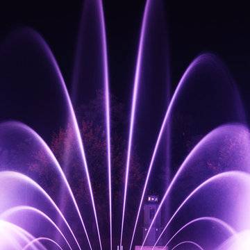 LED splash pads
