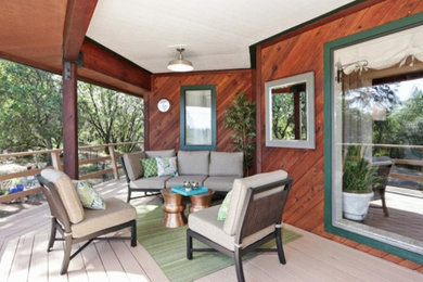 Eclectic porch idea in Sacramento