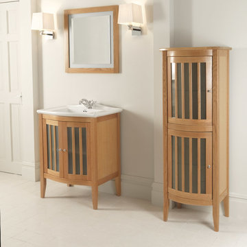 Bathroom With Contemporary Furniture and Ceramics
