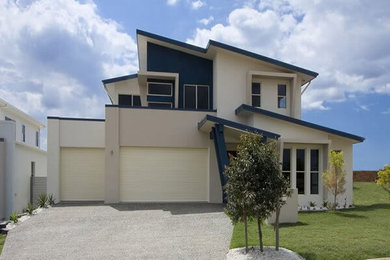 This is an example of a contemporary garage in Brisbane.