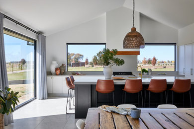 Design ideas for a country kitchen in Other.