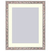 Wall Picture Frame Terracotta with Silver highlights - acidfree white matte, 16x