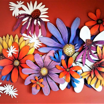 Plywood Wall Sculpture: You Are a Wildflower