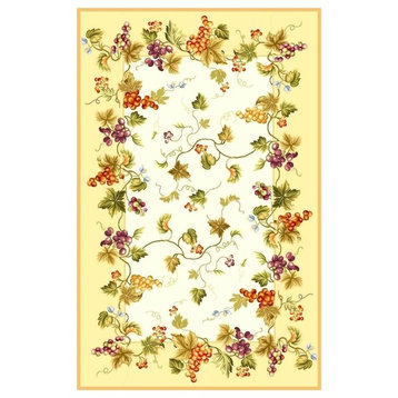 Safavieh Chelsea Collection HK116 Rug, Ivory, 1'8"x2'6"