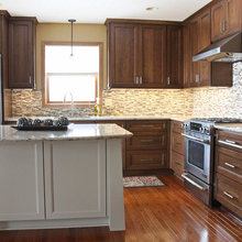 Kitchen cabinets - 2 finishes
