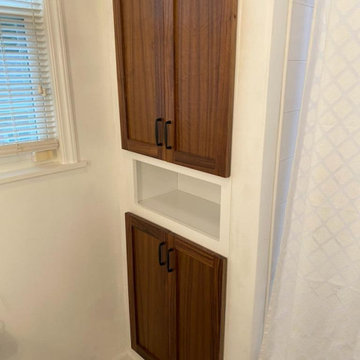 85YO Bathroom Renovation - After - Linen Cabinet
