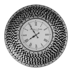 Black & Silver Vintage Glam Wall Clock - Wall Clocks