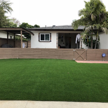 Front yards with Artificial Turf