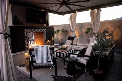 Example of a trendy patio design in Phoenix