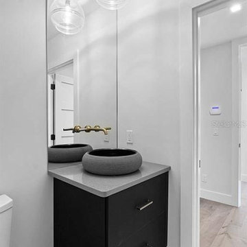 Go Modern With Geometric Tiles, Bathroom Remodel in San Jose, CA