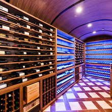 wine cellar wood grain