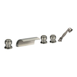 Naples Triple Handle Solid Brass Bathroom Sink Faucet - Bathroom Sink Faucets