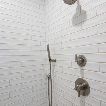 Timeless Primary Bathroom Remodel with Improved Storage & Layout