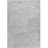 nuLOOM Marleen Plush Shag Striped Area Rug, Silver 2'x3'