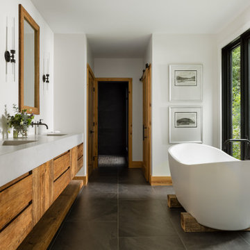 Wrightstown Modern Barn Conversion with Cottage Renovations