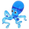 Glass Of Venice Murano Glass Octopus Blue - Blown Glass Octopus Sea Animal Marin