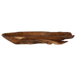 Uttermost - Uttermost Teak Bowl - Bring the great outdoors to your design with the Teak Bowl. Warm and wooden, this bowl is handcrafted from teak for a naturally charming display.  Made from teak wood  Handcrafted with unique variations