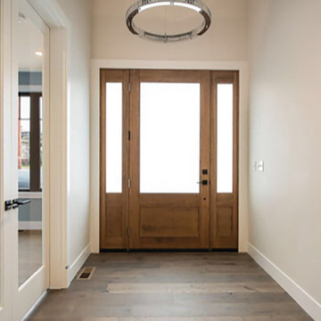 Electronic Privacy Glass Front Door - Frosted