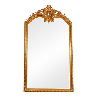 55"x98" Gilded Full Length Floor Mirror - Victorian - Floor Mirrors - by Infinity Furniture | Houzz