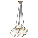 Dainolite - Dainolite TSN-6P-GLD Thomson - Six Light Pendant - 6 Light Halogen Pendant Gold Finish   1 Year 360-�  72.00  Black  Living Room/Dining Room/Foyer/Hall  Mounting Direction: Ambient  Canopy Included: Yes  Sloped Ceiling Adaptable: Yes  Cord Length: 72.00  Canopy Diameter: 6 x 1  Dimable: YesThomson Six Light Pendant Gold *UL Approved: YES *Energy Star Qualified: n/a  *ADA Certified: n/a  *Number of Lights: Lamp: 6-*Wattage:25w G9 bulb(s) *Bulb Included:No *Bulb Type:G9 *Finish Type:Gold
