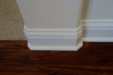Mid-sized trendy home design photo in Other