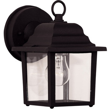 Exterior Collections 1 Light Outdoor Wall Light, Black