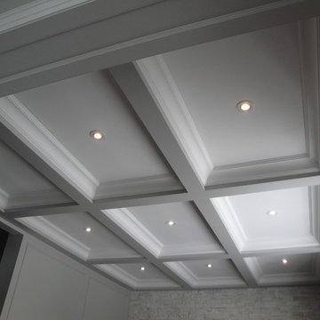 Richmond hill 6 inch Cove crown moulding, Custom panelling