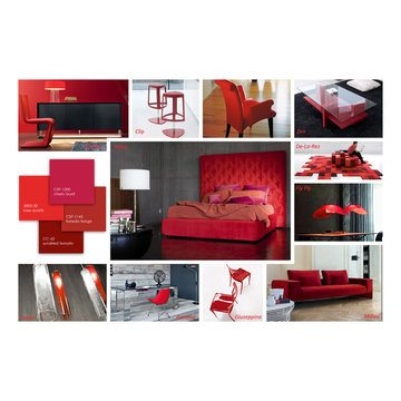 Red: the color of passion, power and luster