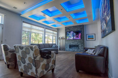 Example of a living room design in Other