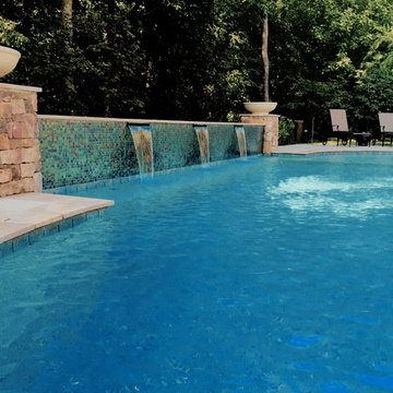 Grecian Style Swimming Pool
