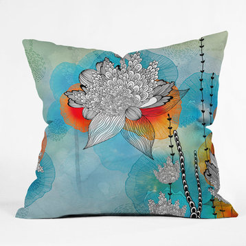 Iveta Abolina Coral Outdoor Throw Pillow