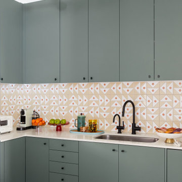 Berkeley Office Signal Backsplash