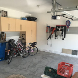 Hard Rock Maple Cabinets - Garage And Tool Storage