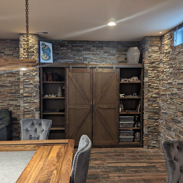 Home Bars featuring Faux Stone