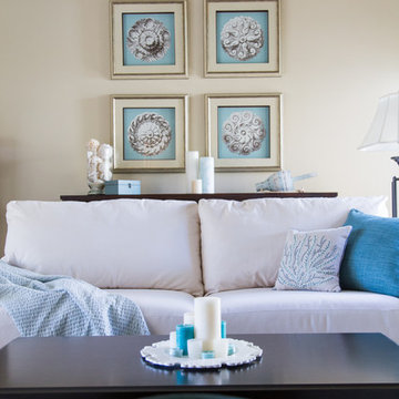 Orange Living Room