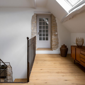 Cocon minimaliste et chaleureux en campagne (Etage)