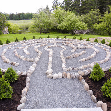 Pergola & Labyrinth Landscape