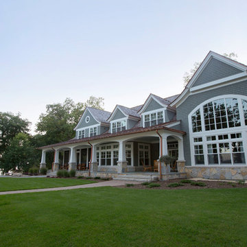 House Beautiful featured Colorful Lake House