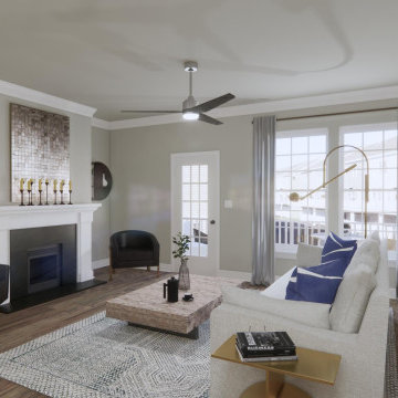 Cosby Village - Brook Townhome - Great Room