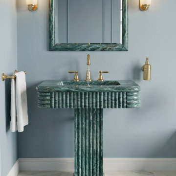 Anatolian Green Marble Sinks | Exotic Natural Stone Collection