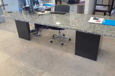 Full Granite Construction Desk for Office