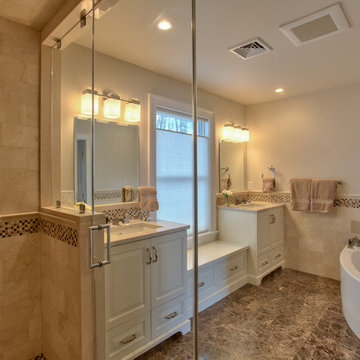 Lake House project master bath