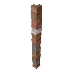 255-STACKED STONE OUTSIDE CORNER - 48"H X 3 &frac14;" W X 1 &frac12;"D - Wall Panels