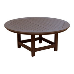 Highwood USA - Round Conversation Table, 48'' - Outdoor Coffee Tables