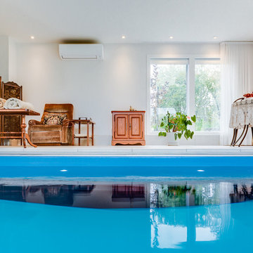 Beautiful Home Addition Featuring an Indoor Pool